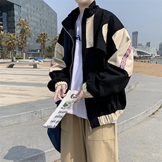 纯棉2023新款韩版青少年夹克日系帅气潮流休闲秋季工装W1144-P66，男装夹克，星座512-2