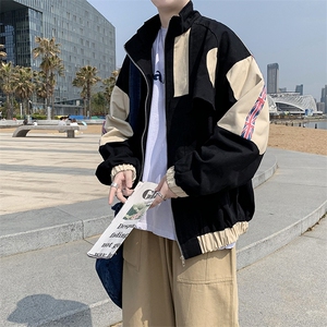 纯棉2023新款韩版青少年夹克日系帅气潮流休闲秋季工装 W1144-P66图片