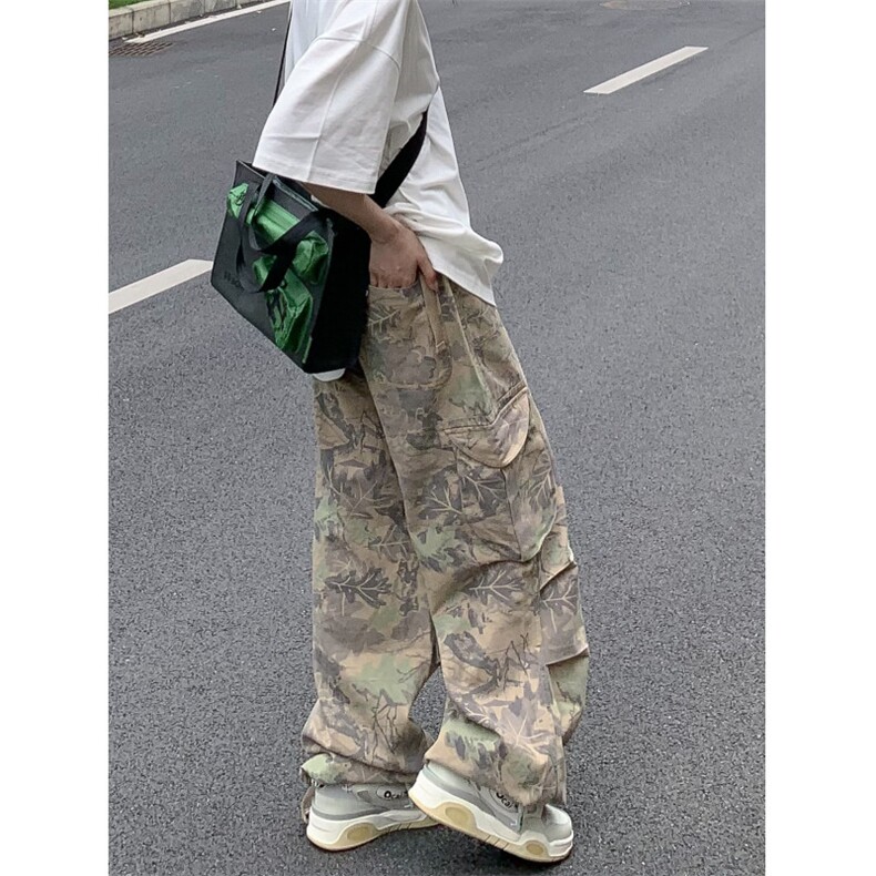 【网图有货】美式复古迷彩工装裤男女降落伞兵裤子MCK01LL-特P50,男装工装外套,星座1007（原301D）