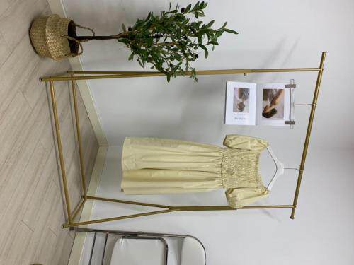 【现货】夏装新款纯棉打揽连衣裙，女装连衣裙，法贝萱