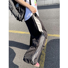 侧拉链撞色伞兵裤多巴胺休闲裤尼龙速干裤4XZ502-K754-P65控89，男装休闲裤，星座502