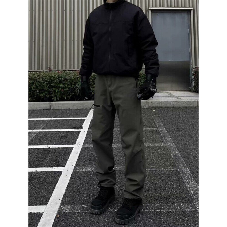 W9324-P50网图现货新款美式机能户外软壳军鸟直筒工装冲锋裤,男装休闲裤,星座1608-2