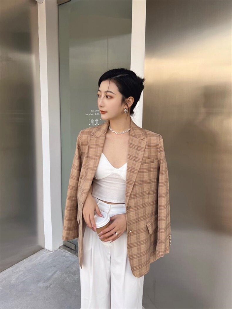 春款西装28003，女装西装，蓝典