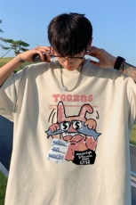 量大优供视频重磅麂皮绒短袖t恤男JT534-特p19，男装T恤，电商B371