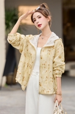 现货2025夏装新款新中式印花防晒衣外套，女装防晒衣，依万里