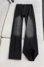 B221美式ins高街修身斜切微喇牛仔裤LK25574-特P40控68，男装牛仔裤，电商B221