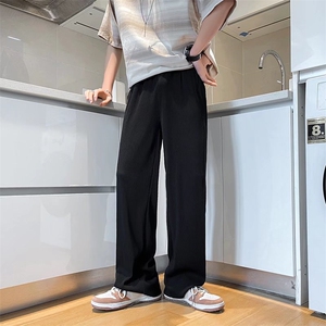 美式vibe运动裤子男春夏季港风宽松束脚冰丝卫裤A37P28图片