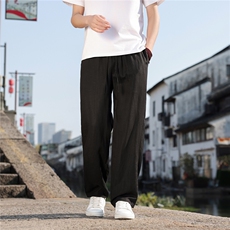 2026夏季新款宽松大码纯色休闲风男装天丝休闲裤K2611，男装休闲裤，电商A008