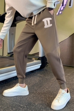 BK2202常规P58控78加绒P68控88小伙风店主风印花休闲卫裤，男装休闲裤，电商B340