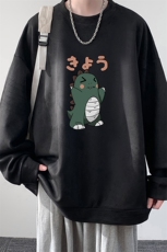 麂皮绒卫衣男大码重磅长袖t恤男JW81037-P35，男装卫衣，电商A040