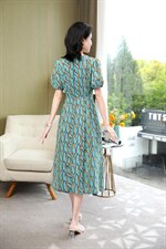 现货～新款连衣裙～气质款L到4XL，女装连衣裙，欧雅思丹尔