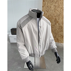 图潮牌美式解构立领棒球服棉衣男秋冬中性风保暖棉服特P68，男装棉衣，电商C306-1