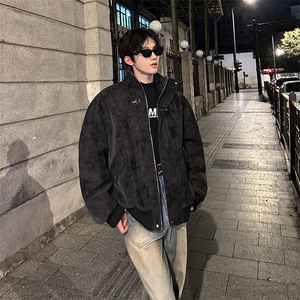 405A  美式复古飞机扣设计皮衣短款棉服  MY25812-特批100控178图片