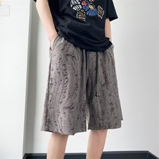 运动裤休闲裤短裤文艺时尚潮牌夏季潮宽松型百搭L650P32，男装休闲裤，星座1116-2