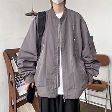 春秋季棒球服外套男2023新款宽松高级感学生情侣夹克潮JK08723-60，男装夹克，星座308B-2