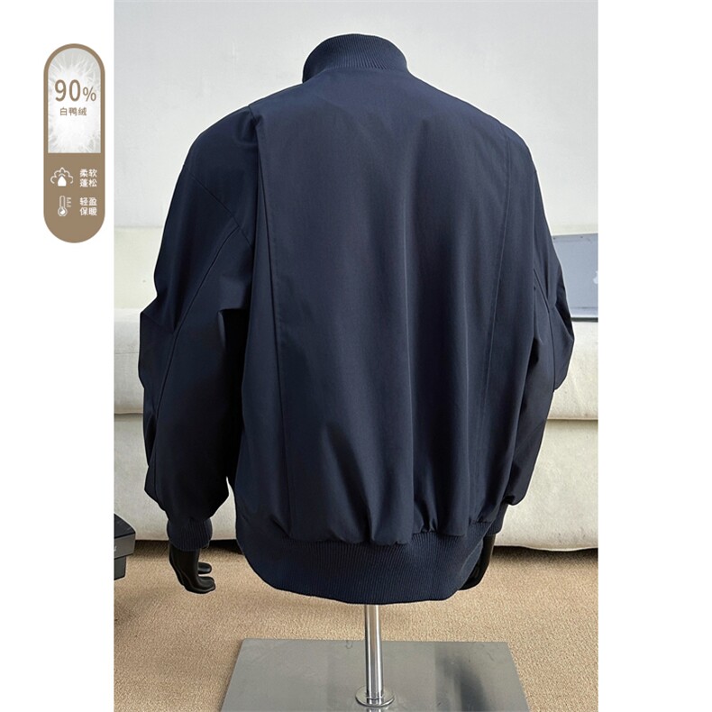 广检90%白鸭绒冬季假模羽绒服充绒量75gM-5XHY25593-特P109,男装羽绒服,电商A022