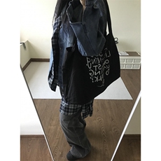 【有货】假两件牛仔外套男春秋格子衬衫拼接工装夹克JK8624CC-P85，男装夹克，星座1007（原301D）