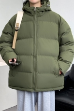 冬上新学生加棉加厚棉服2023休闲简约连帽棉衣外套男女9979-P80，男装棉衣，电商A441-1