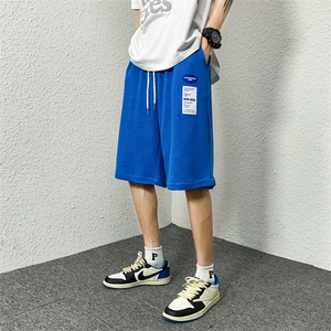 ！2023夏季新款华夫格短裤男士五分中裤运动裤DK666P25控39图片