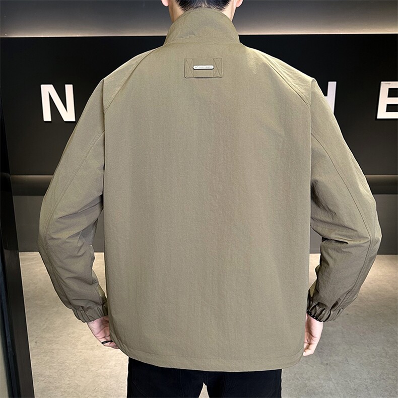 店主风新款夹克外套男春秋休闲百搭时尚立领男士夹克N818-P72,男装夹克,星座310B-3