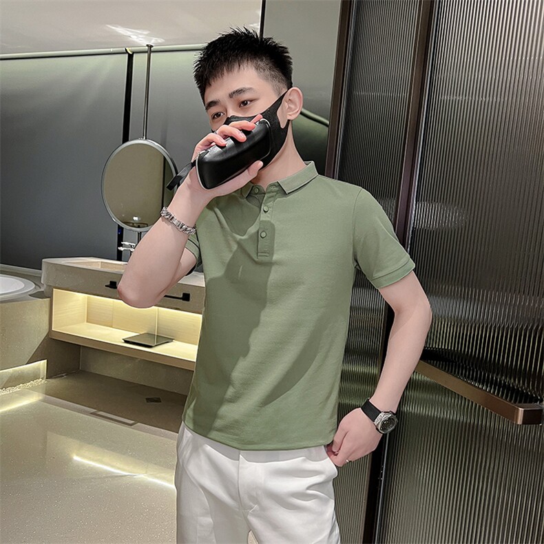 TX02-特P38男T恤夏季短袖半袖新款上衣夏装半截袖POLO衫7色可选,男装T恤,电商D327