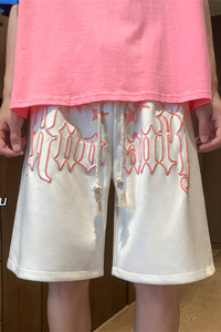 XZ616 夏季新款麂皮绒发泡休闲五分裤短裤 TY861 P45控58图片
