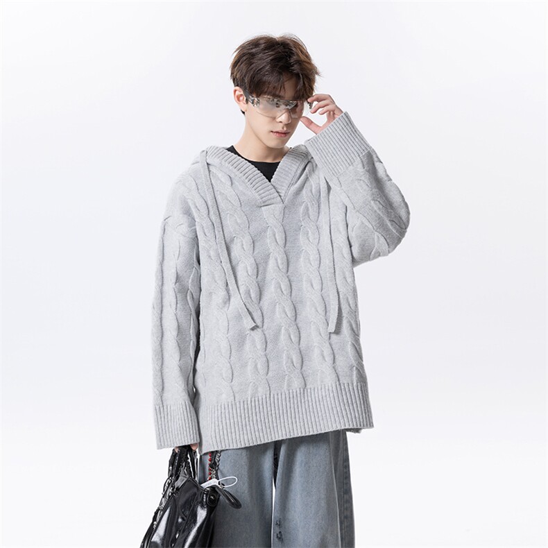 美式针织衫慵懒风毛衣D309B-MY01-P75128,男装针织衫/毛衣,电商D309B