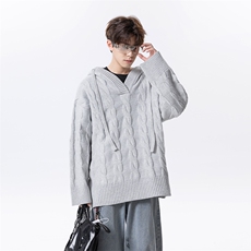 美式针织衫慵懒风毛衣D309B-MY01-P75128，男装针织衫/毛衣，电商D309B