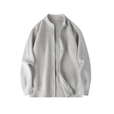 MK6967-CG-BRP63开衫双拉链毛衣设计感针织衫棒球领休闲情侣上衣，男装针织衫/毛衣，星座510A-3