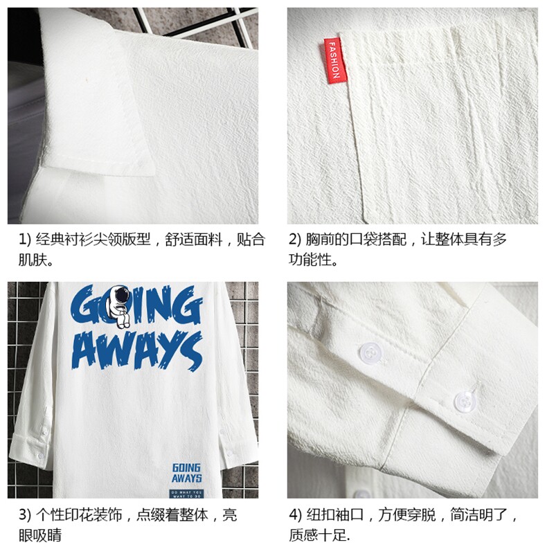 QC58230-P45亚七分袖衬衫男大码五分袖衬衣男短袖网格,男装衬衫,电商A040A