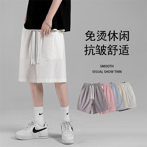 休闲五分裤纯色舒适亲柔新款时尚亲肤透气柔顺短裤 DK651-特批25图片