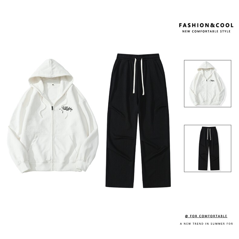春季新款现货情侣套装男DSA157B-TZ5866-P85,男装休闲套装,电商A157B