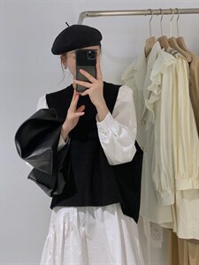 马甲?连衣裙两件套图片