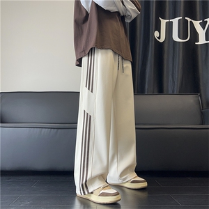 K2429批45控68 秋季裤子男款美式宽松直筒裤百搭休闲裤图片
