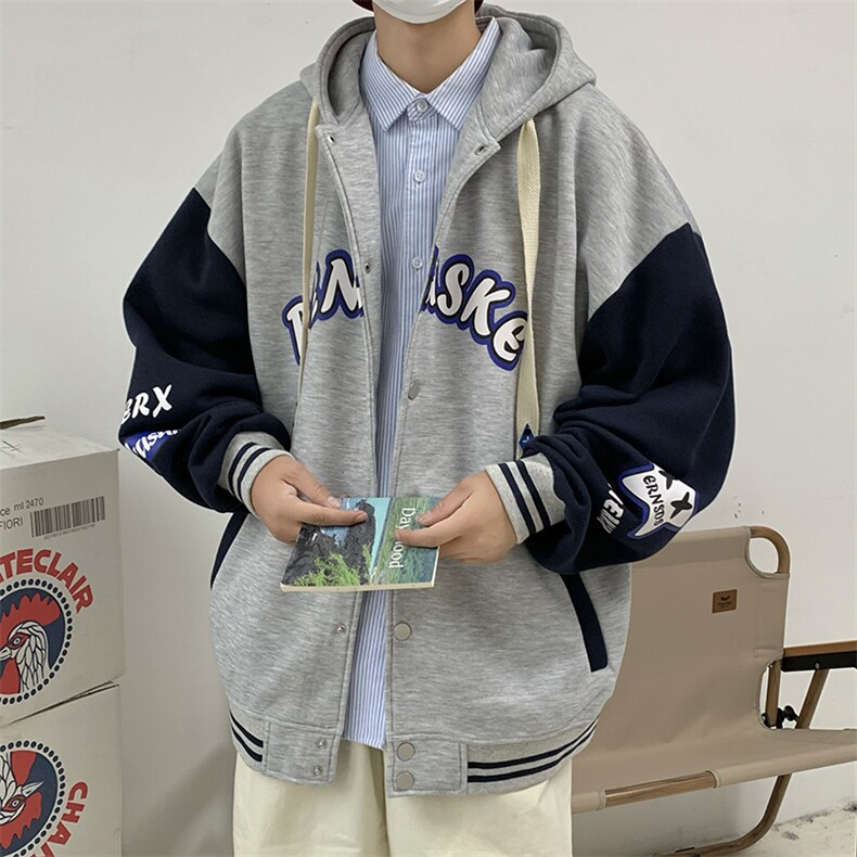 22秋新款宽松男女百搭休闲oversize连帽开衫卫衣B266-Y610-P65,男装卫衣,星座B257-1