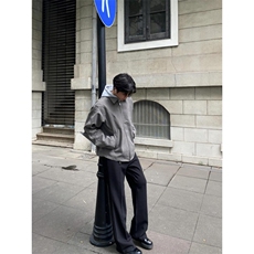 【有货】cleanfit灰色短款盔甲外套男春秋高级感夹克S260LL-P65，男装夹克，星座1007（原301D）