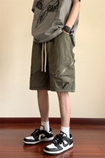 高品质潮流大口袋休闲短裤宽松大码五分裤A161-D9207-P45，男装休闲裤，电商A161