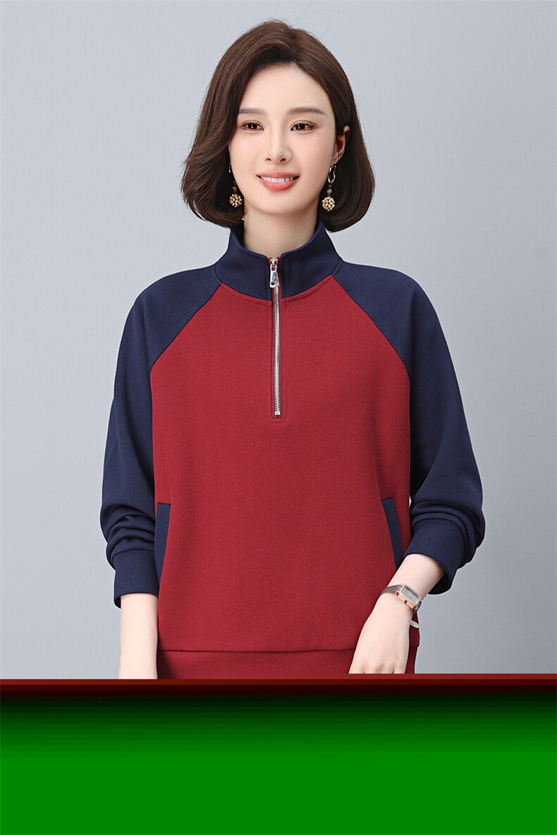 2025年春季时尚休闲撞色插兜立领上衣,女装短外套,依恋蒂丝