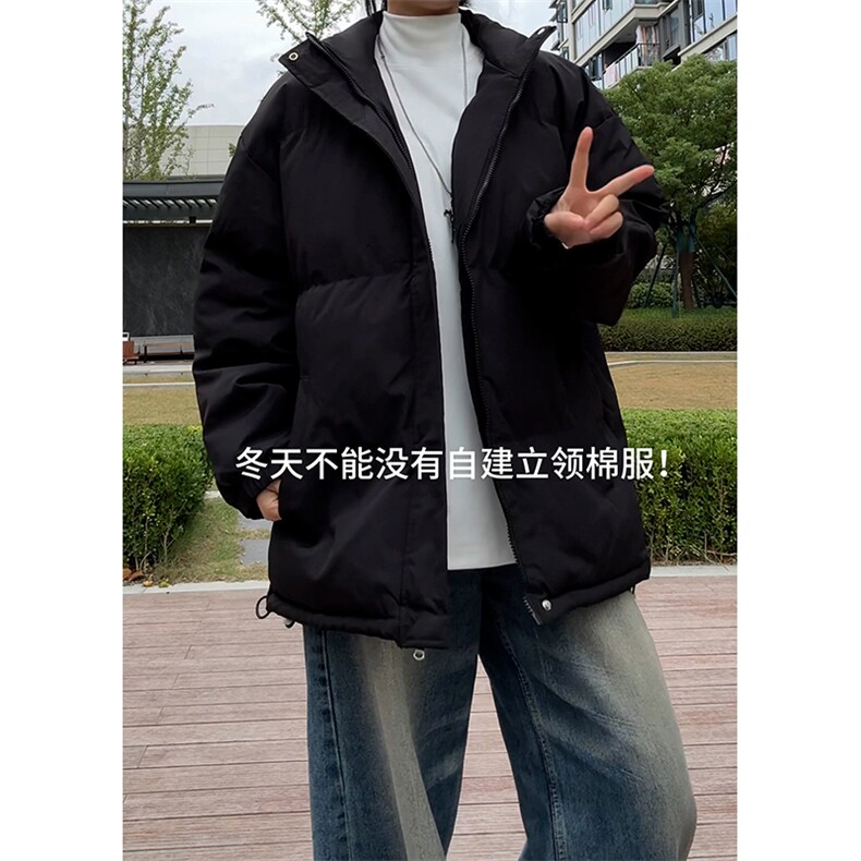 现货高品质美式高街冬季重磅三防加厚羽绒棉衣厚外套面包棉服，男装棉衣，电商A486-1