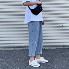 男款春夏破洞时尚修身牛仔裤K242p40，男装牛仔裤，星座1013