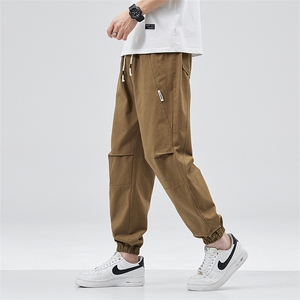 杠叔简约工装裤男春季宽松束脚痞帅裤子G801P50图片