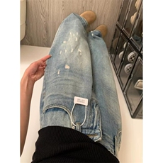 秋冬美式复古时尚辣妹阔腿裤女百搭显瘦牛仔裤NY753，男装牛仔裤，星座1116A（原606A-3）