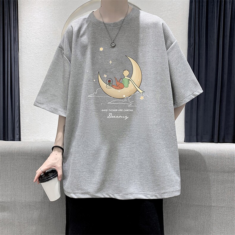华夫格t恤男短袖男大码五分袖HT73416-P22,男装T恤,电商A040