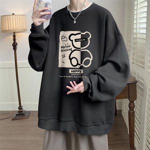 春季圆领卫衣男大码韩版宽松长袖外套S6352-P28图片