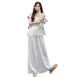 新中式国风绝美吊带连衣裙两件套女夏2025新款大方得体穿搭巨好看图片