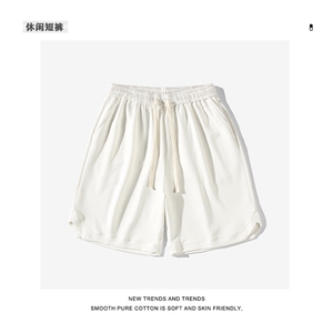 潮流舒适休闲宽松五分裤运动直筒短裤开叉XD2310特批32图片