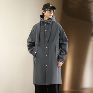 5W件长年冲锋风衣男中长款大衣男F174薄P90加棉P100特价港风K,男装风衣,星座401