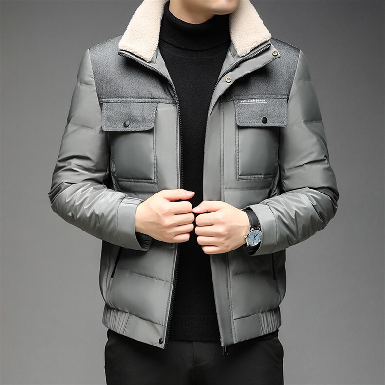 AC9912钱塘2020-3冬季羽绒服白鸭绒防寒保暖外套男加厚P230,男装羽绒服,钱塘207-3