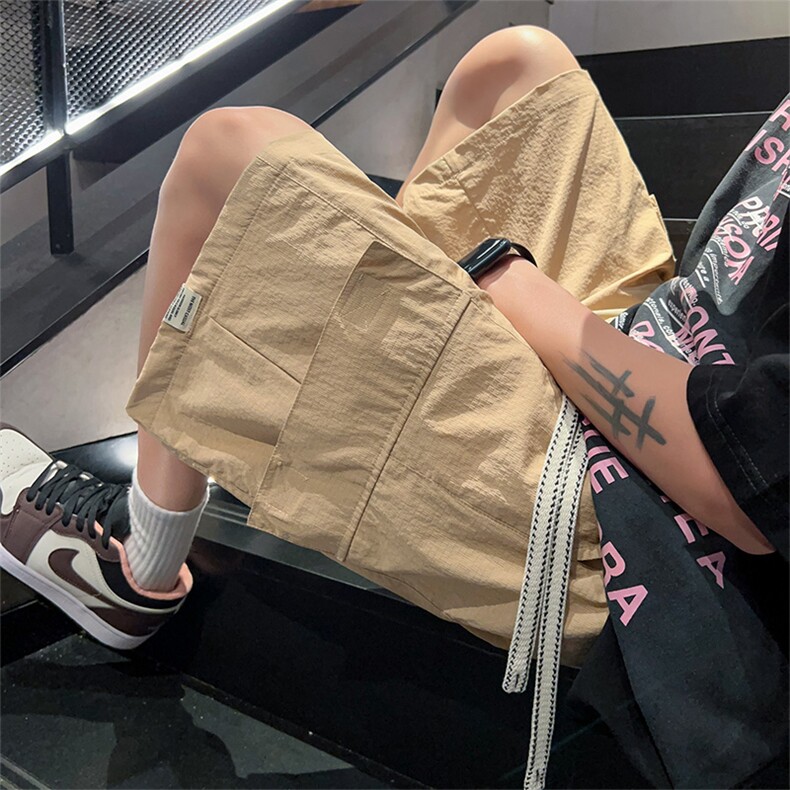 109-H22-P40M-8XL夏季大码双口袋短裤五分裤,男装牛仔裤,星座109