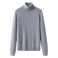 2024秋冬新款纯色羊绒毛衣女高翻领打底衫修身针织细腻衫薄款，女装羊绒衫，纳丰羊绒